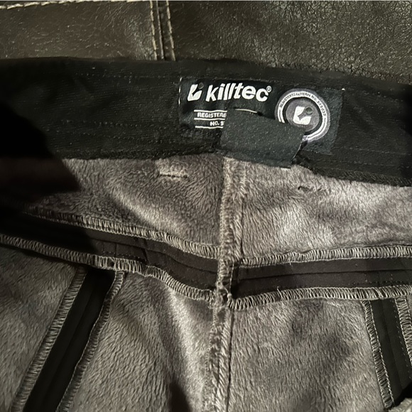 Killtec Ladies Soft Shell Trousers Ski Jilia Colourblock White Windproof Warming - Picture 4 of 5